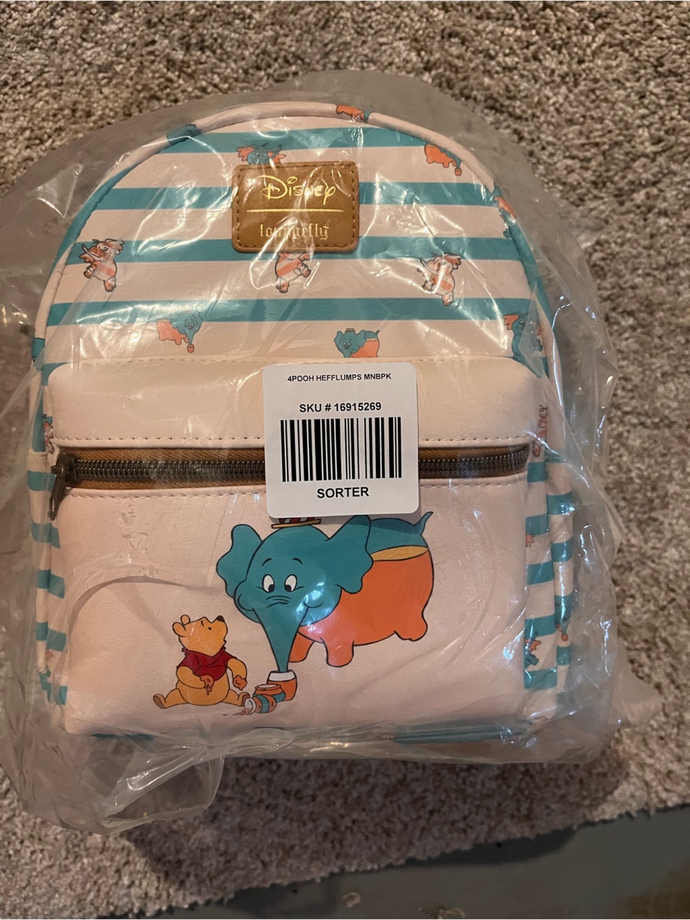 Winnie the Pooh Heffalump loungefly
